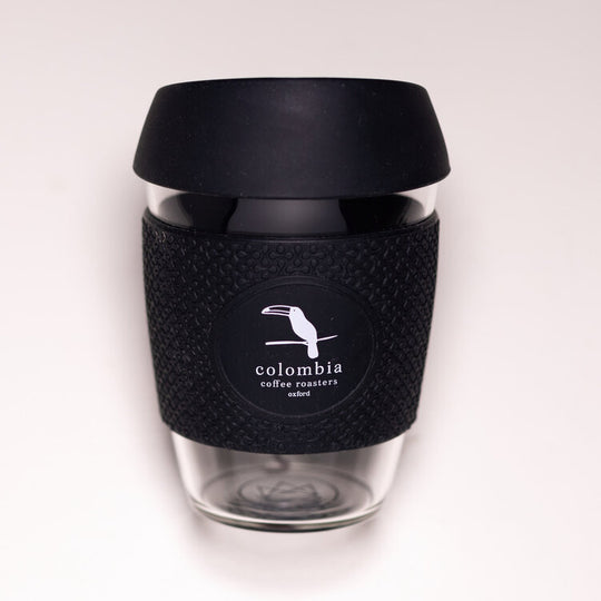 Glass Reusable Coffee Cup 12 Oz.